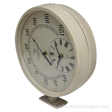 11.5&quot; Metal Double Clock